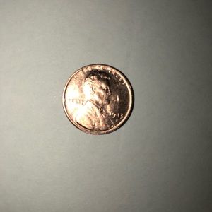 1943 s Non Magnetic Copper Coin.